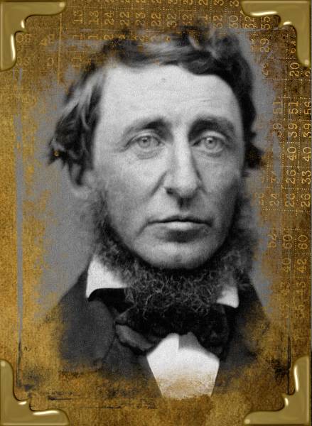 Portrait of Henry David Thoreau