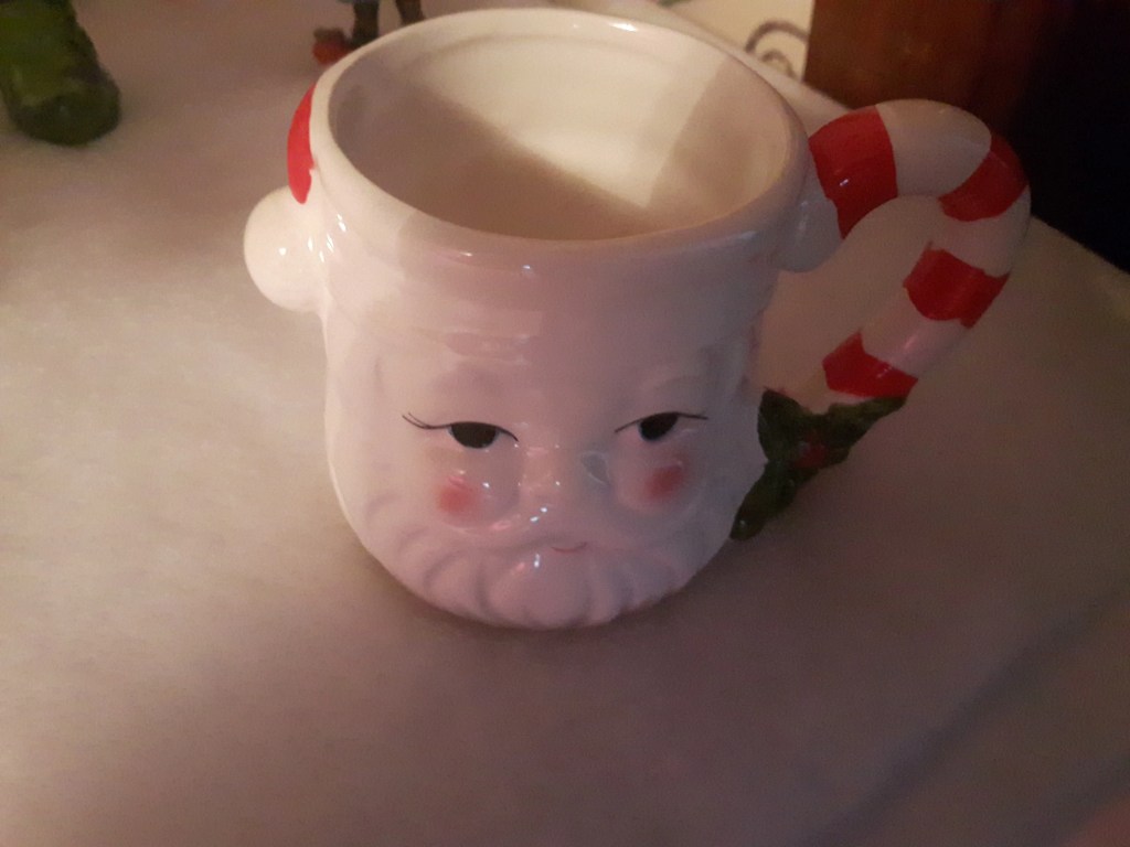 An image of a Santa Claus mug