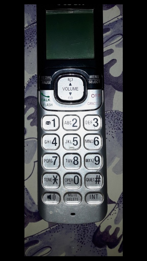 Image of an old cordless telephone